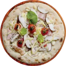 hinh anh pizza vi ba chi hun khoi